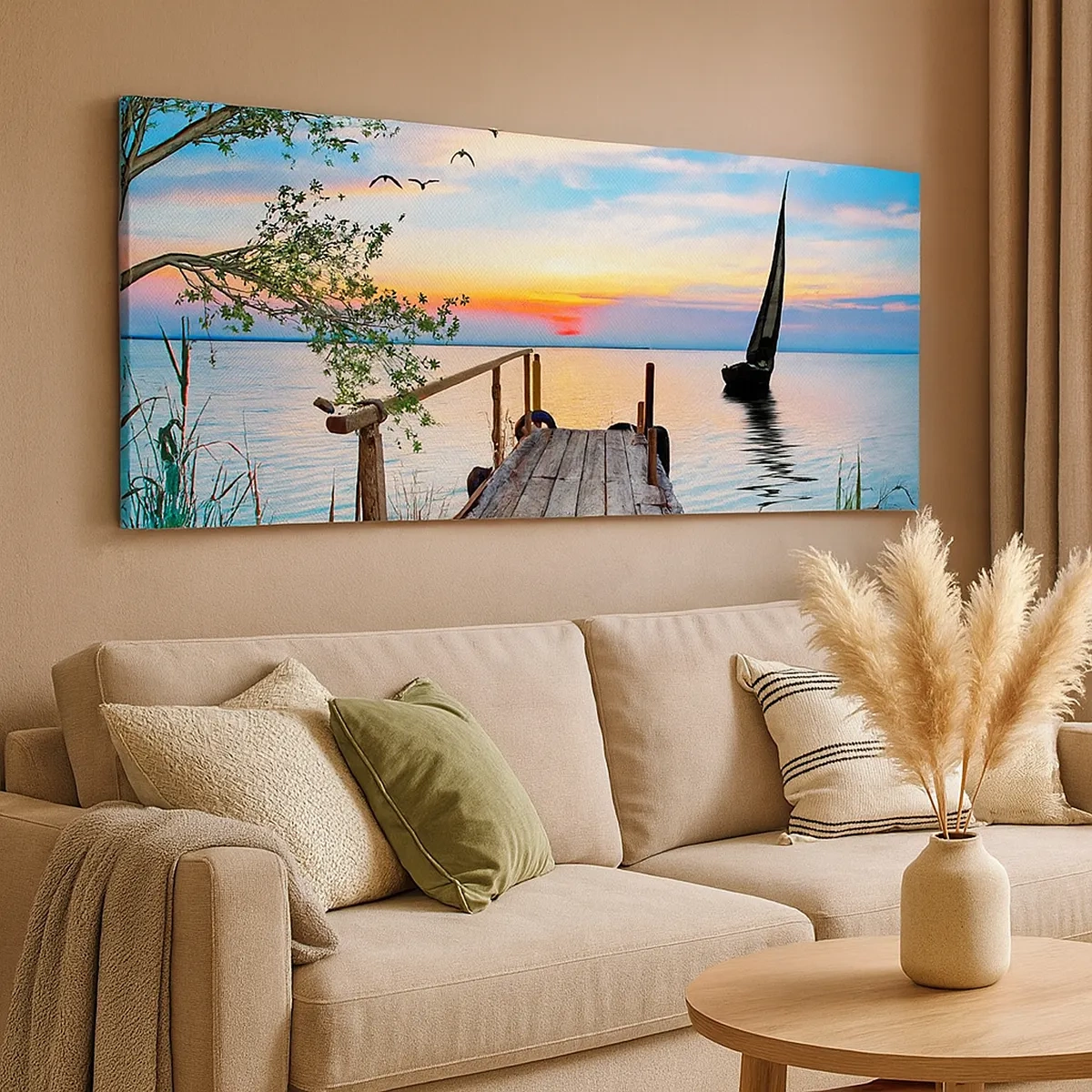 Tablou pe pânză - Bună seara - 30x30 cm