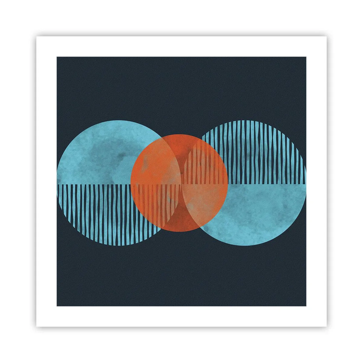 Poster - Compoziție simetrică - 50x50 cm