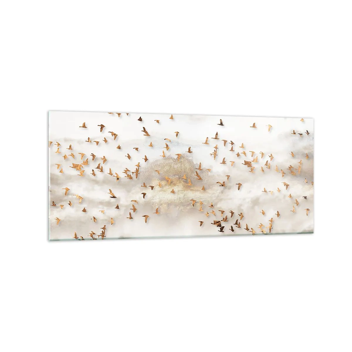 Tablou pe sticlă - A sosit timpul... - 120x50 cm