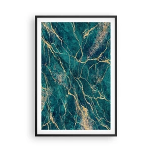 Poster în ramă neagră - Filon de aur - 61x91 cm