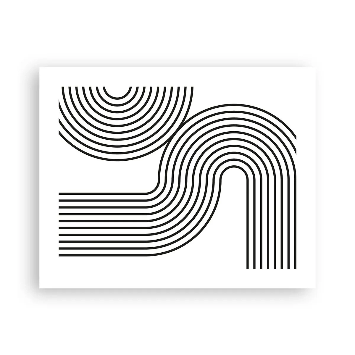 Poster - Pe o curbă - 50x40 cm