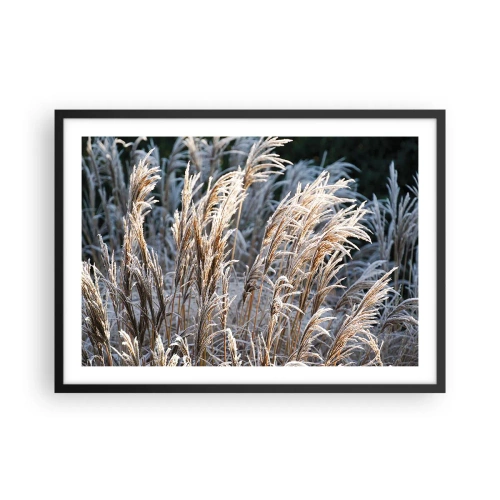 Poster în ramă neagră - Împodobite cu brumă - 70x50 cm