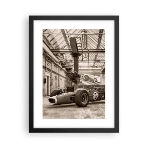 Poster în ramă neagră - Odihna învingătorului - 30x40 cm