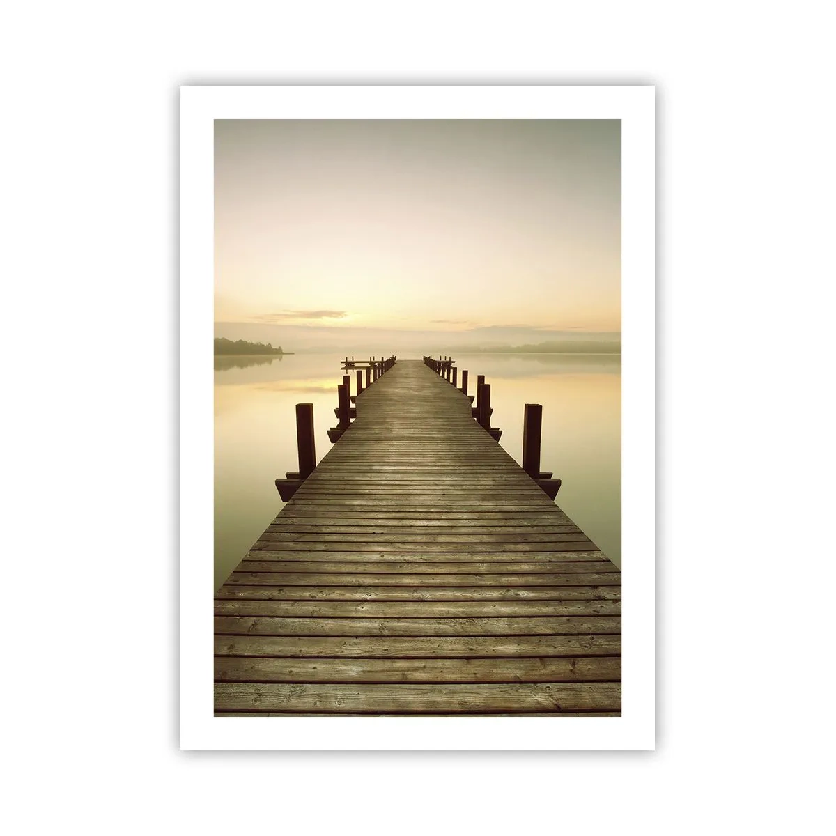 Poster - Înainte de răsărit, zori, lumină - 50x70 cm