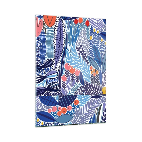 Tablou pe sticlă - Grădină havaiană - 50x70 cm