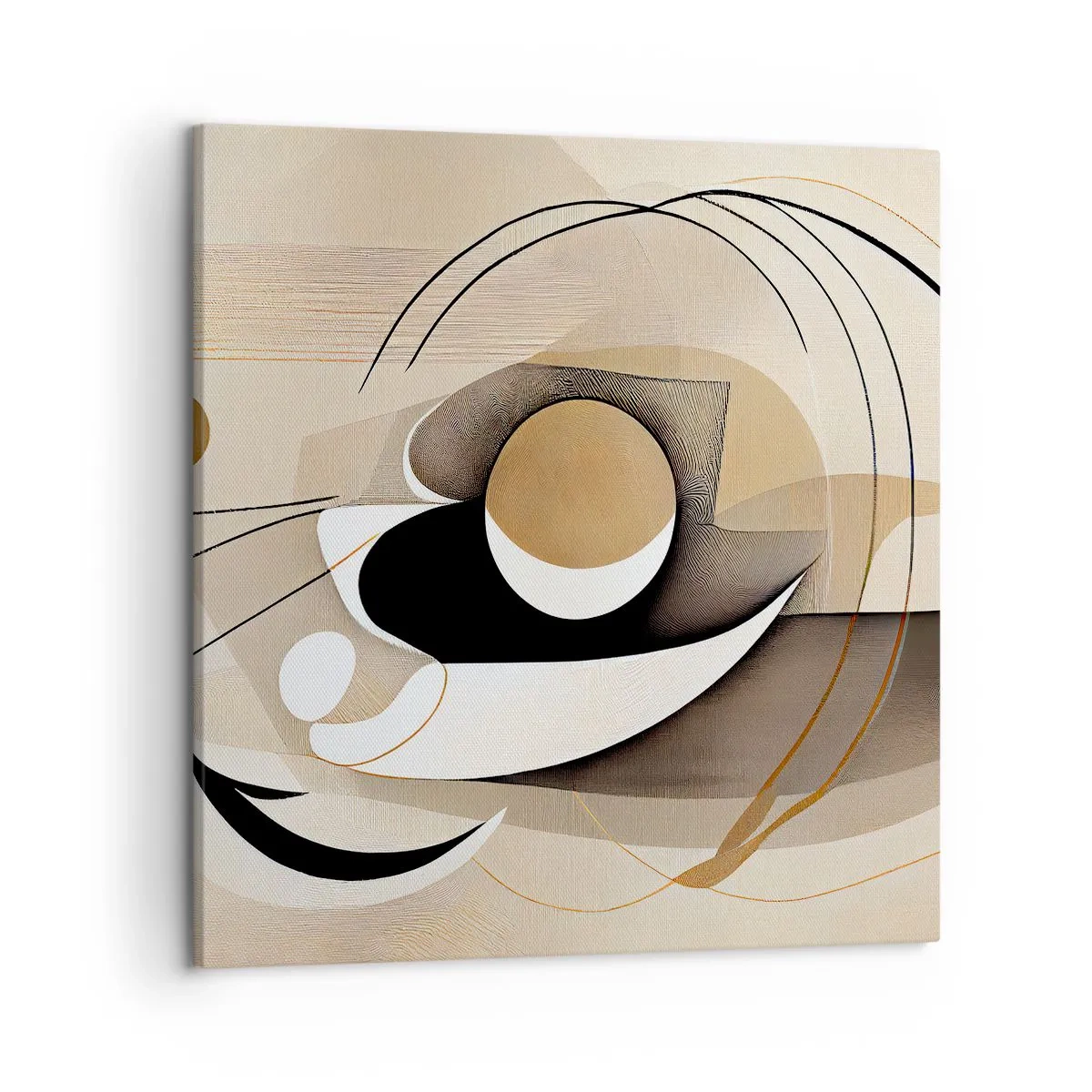 Tablou pe pânză - Compoziție - nucleu - 50x50 cm