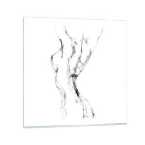 Tablou pe sticlă - Frumoasa și puternică - 60x60 cm