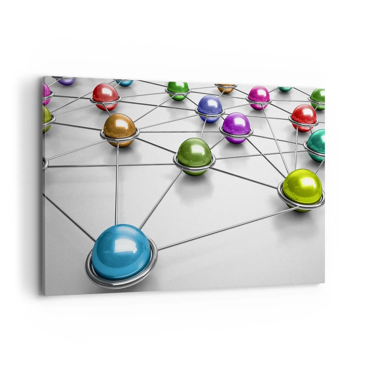 Tablou pe pânză - Pânza cosmică de păianjen - 120x80 cm