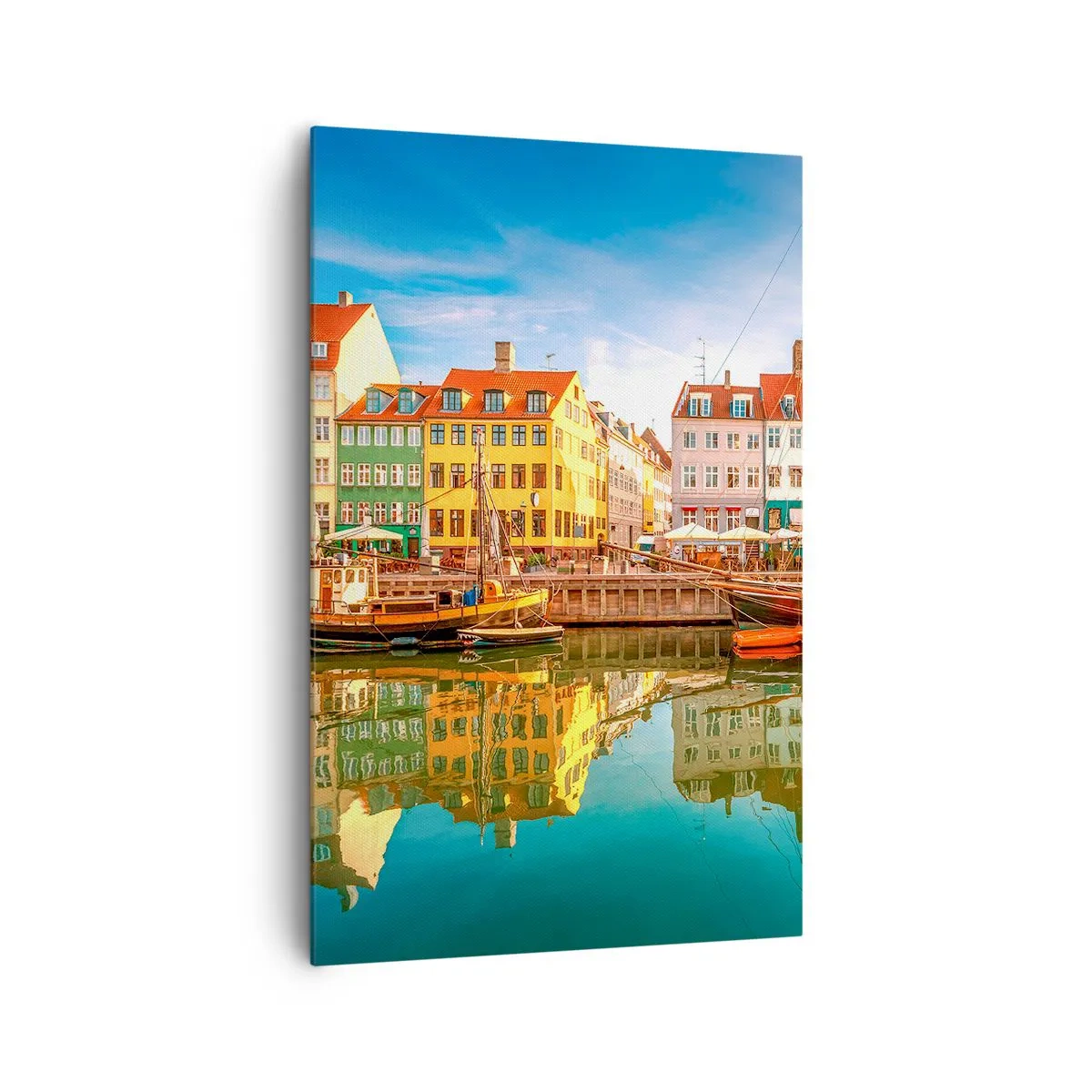 Tablou pe pânză - Spre o apă netedă ca o oglindă - 80x120 cm