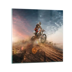 Tablou pe sticlă - Pentru victorie - 30x30 cm