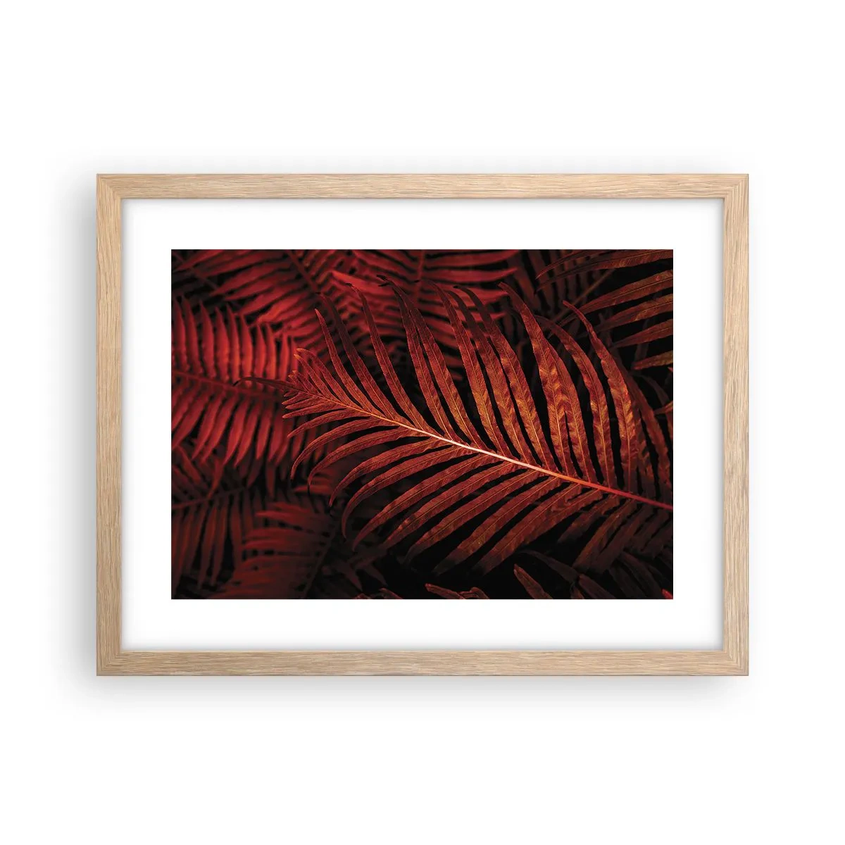 Poster în ramă de stejar deschis - Ardoarea vieții - 40x30 cm