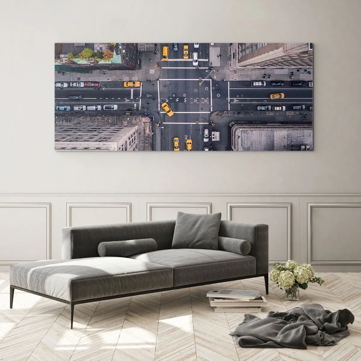Tablou pe sticlă - O alegere simplă - 100x40 cm