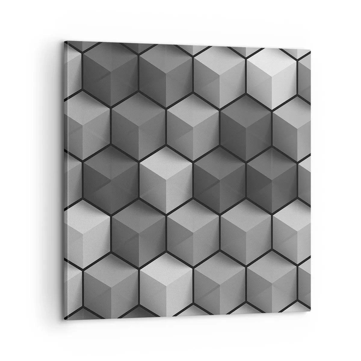 Tablou pe pânză - Puzzle cubist - 60x60 cm