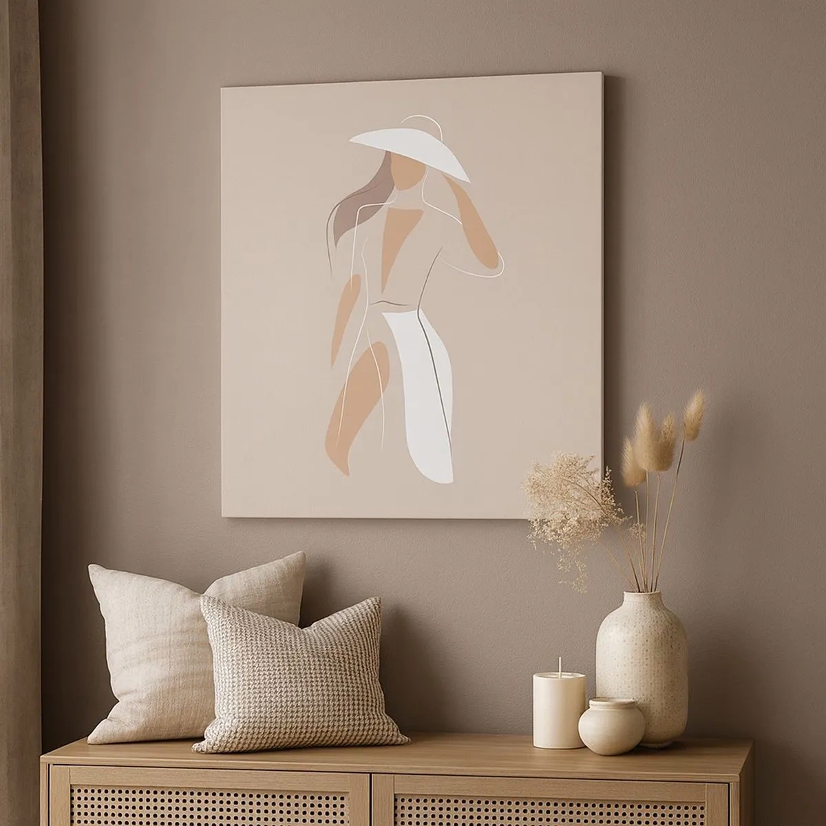 Tablou pe pânză - Moda este distractivă - 30x30 cm