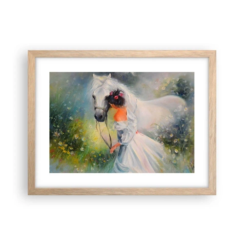 Poster în ramă de stejar deschis - Ca dintr-un vis frumos - 40x30 cm