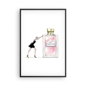 Poster în ramă neagră - Esența feminității - 61x91 cm