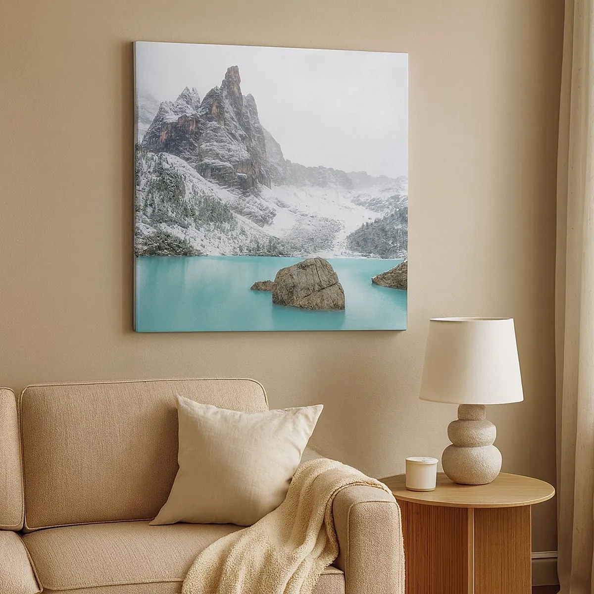 Tablou pe pânză - De veghe - 30x30 cm