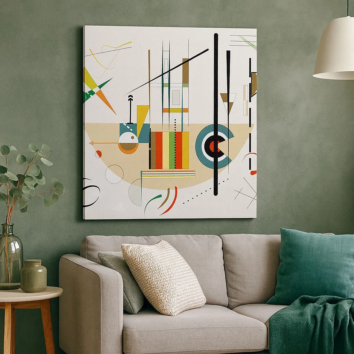 Tablou pe pânză - Și lumea râde - 30x30 cm