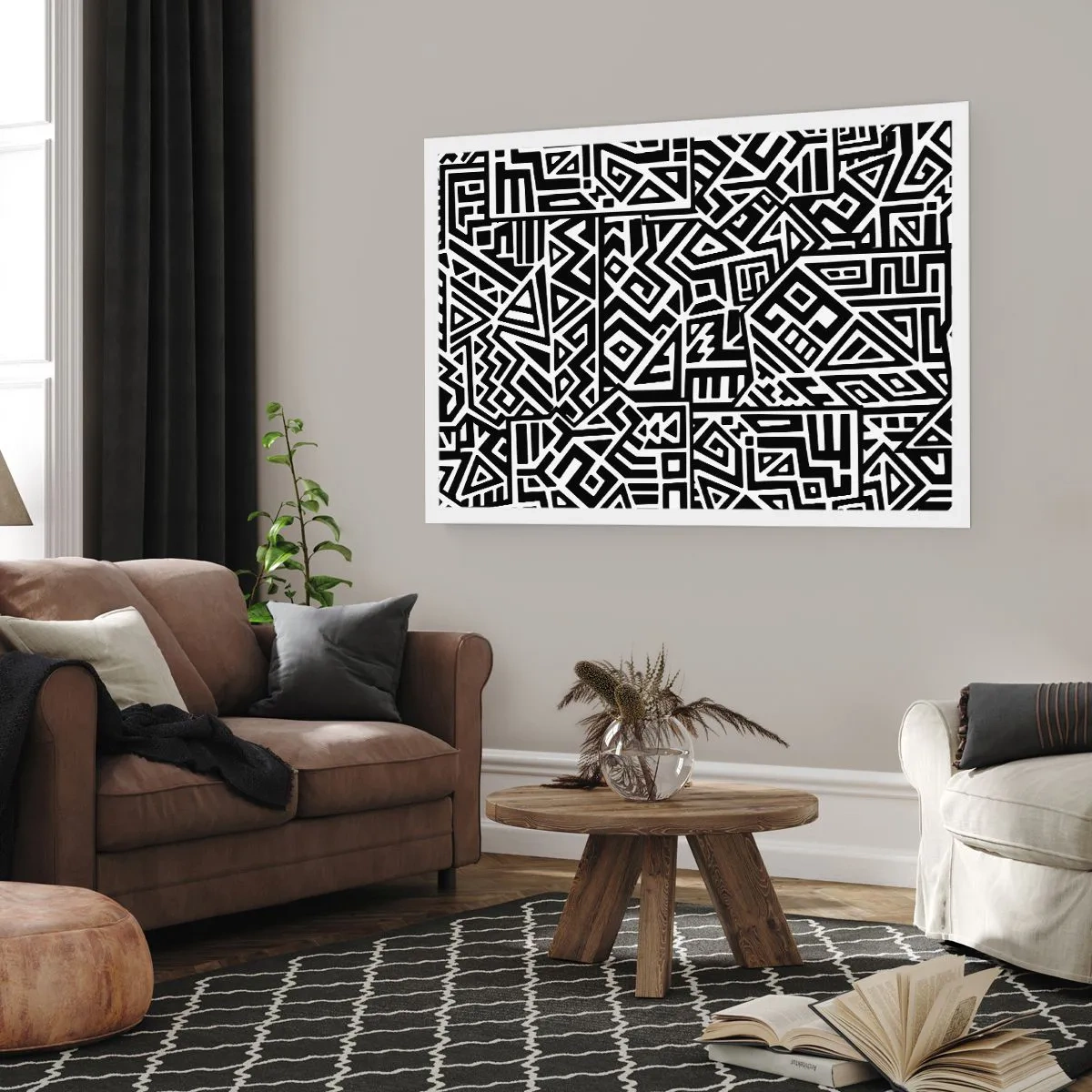 Poster - Compoziție precolumbiană - 100x70 cm