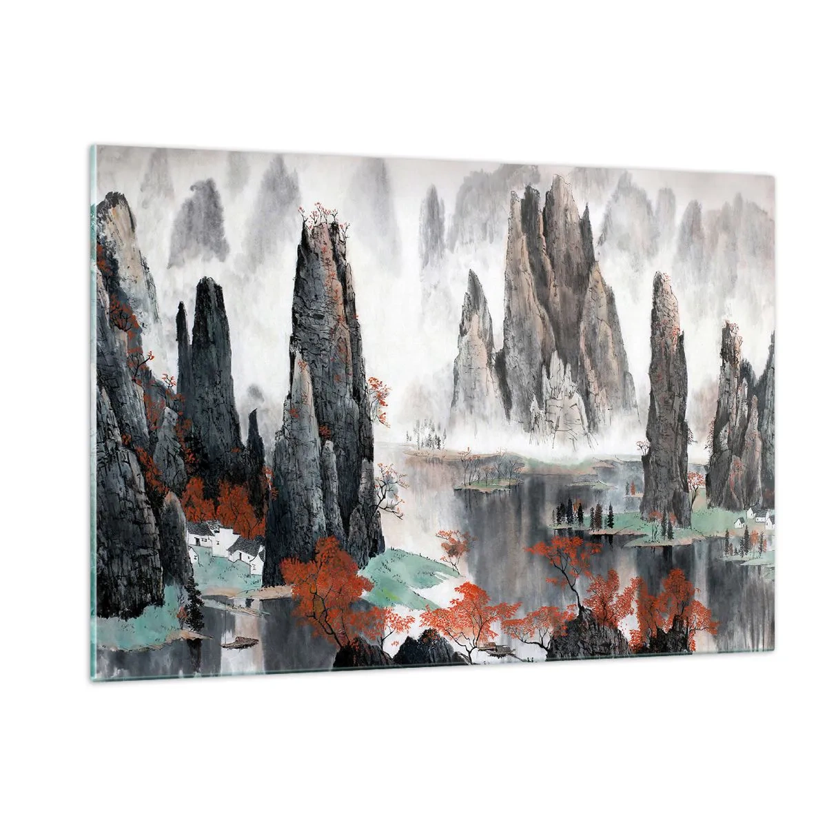 Tablou pe sticlă - Gardieni puternici - 120x80 cm