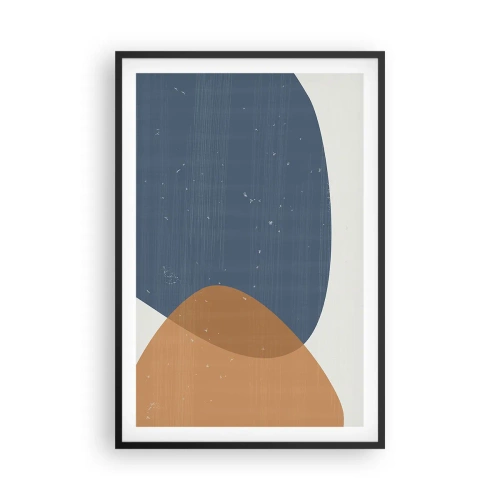 Poster în ramă neagră - Ovale și influențe - 61x91 cm