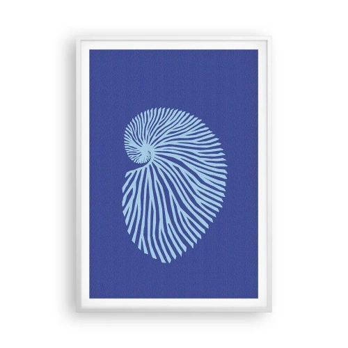 Poster în ramă albă - Nașterea cochiliei - 70x100 cm