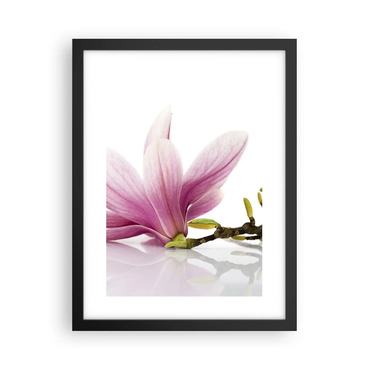 Poster în ramă neagră - Delicate ca o adiere de primăvară - 30x40 cm