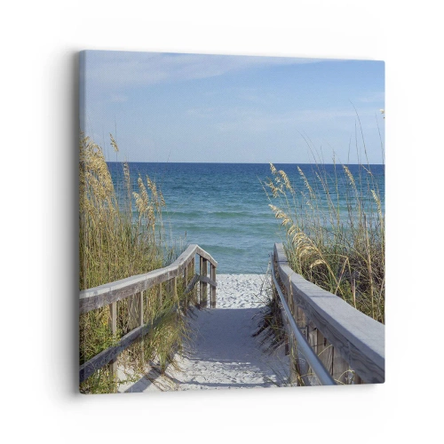 Tablou pe pânză - În soare, în vânt - 40x40 cm