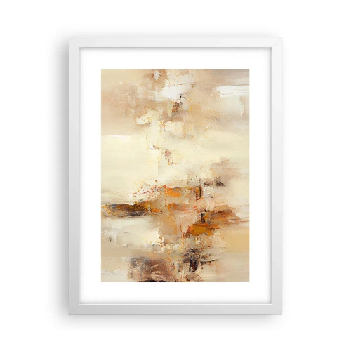 Poster în ramă albă - Sufletul de chihlimbar - 30x40 cm