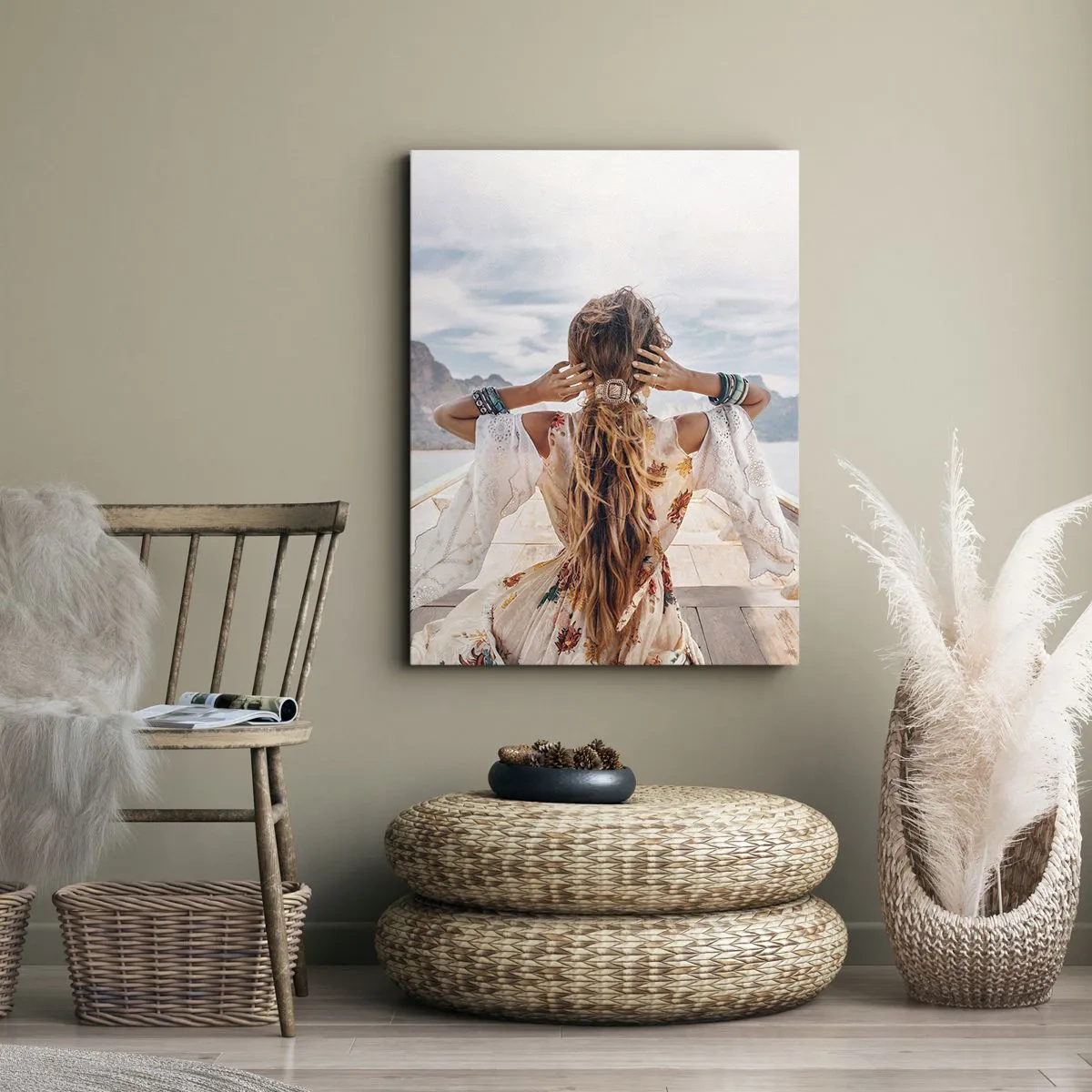 Tablou pe pânză - Pe drumul spre fericire - 45x80 cm