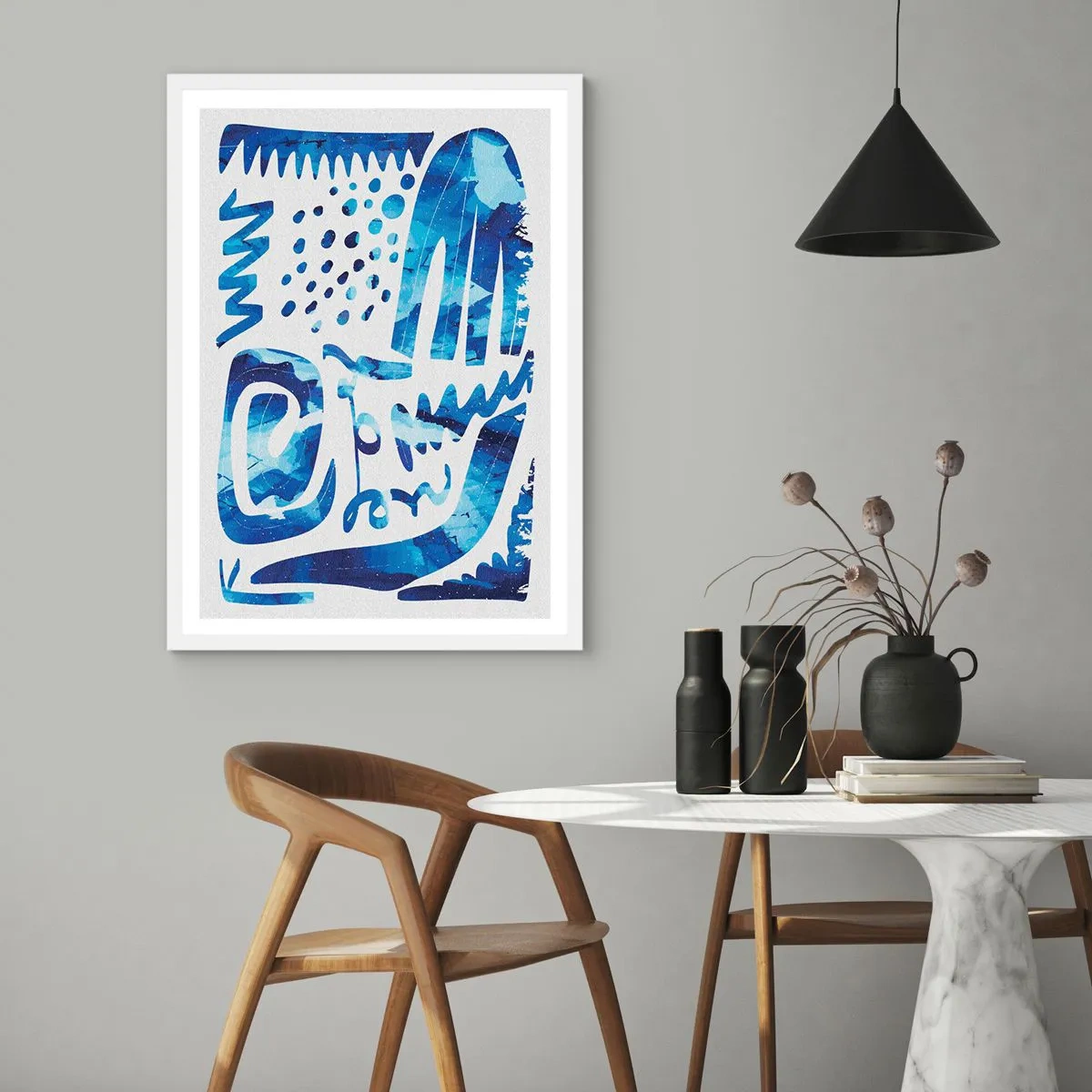 Poster în ramă albă - Înapoi la rădăcini - 61x91 cm