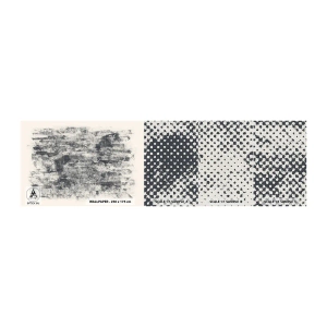 Mostră tapet Premium Canvas - Compoziție cețoasă - Abstracția, Bucată, Model modern - 100x30 cm