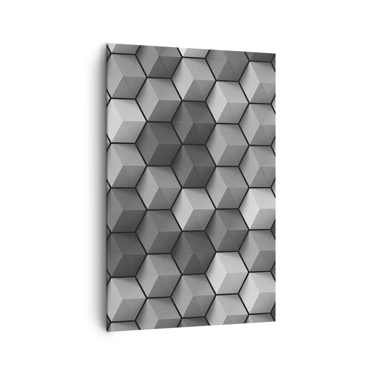 Tablou pe pânză - Puzzle cubist - 80x120 cm