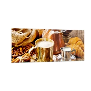 Tablou pe sticlă - O zi bună! - 100x40 cm