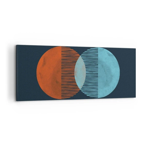 Tablou pe pânză - Fantezie astronomică - 100x40 cm