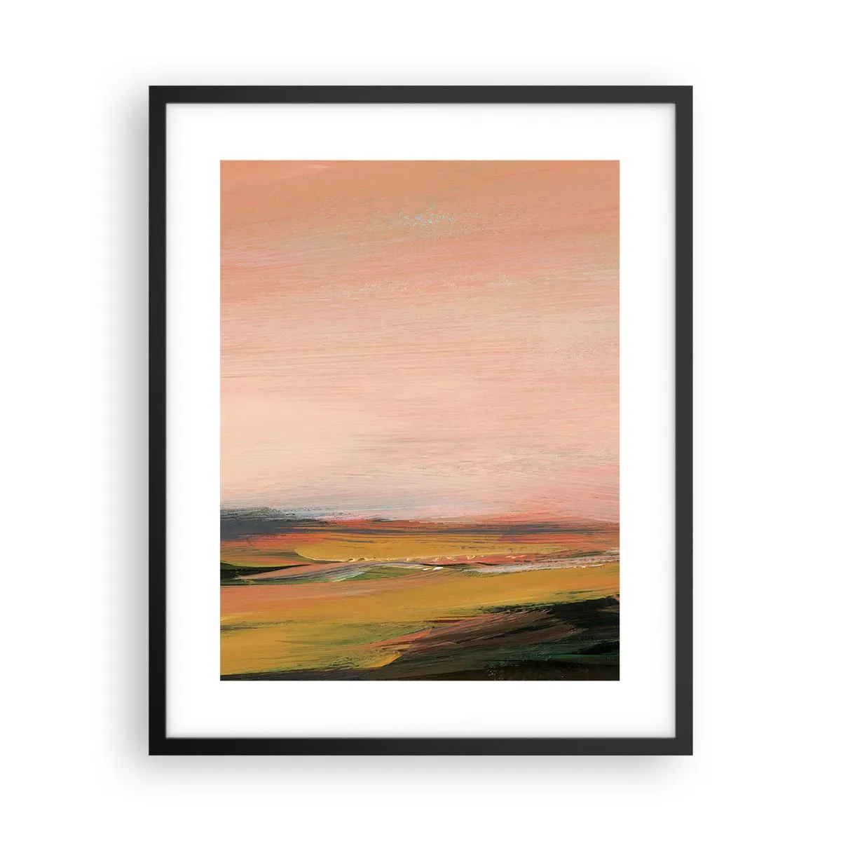 Poster în ramă neagră - Tonalitatea de roz - 40x50 cm