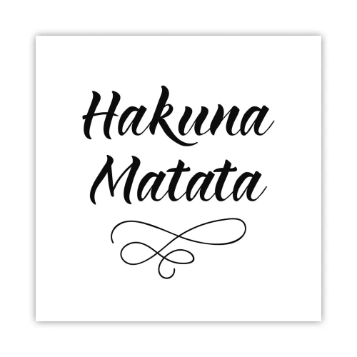 Poster - Cel mai bun sfat - 50x50 cm