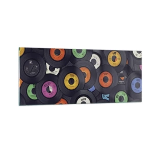 Tablou pe sticlă - Culorile clasicilor - 100x40 cm