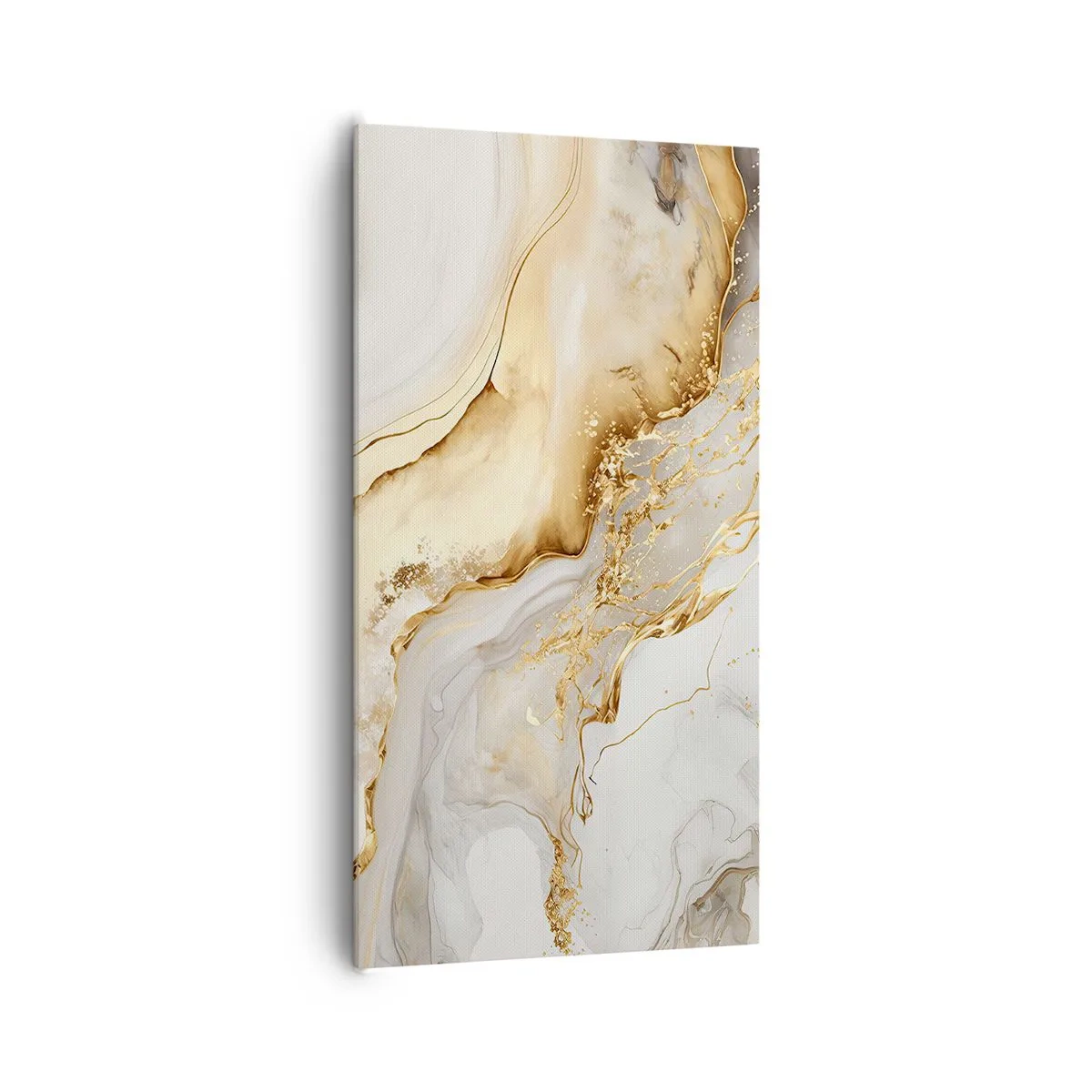 Tablou pe pânză - Abstracție: frumusețe și bunătate - 65x120 cm