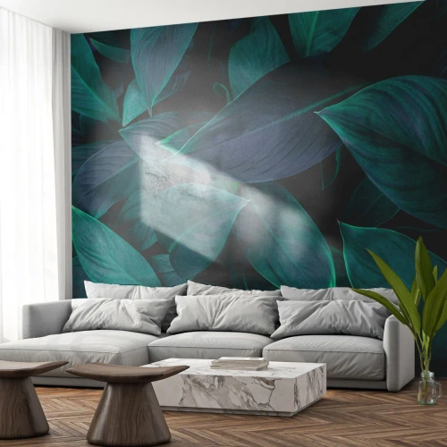 Tapet Autoadeziv Deluxe Sticker - Verdeața în sine - Frunze, Natură, Botanică - 100x70 cm