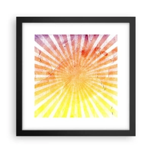 Poster în ramă neagră - Răsărituri și apusuri de soare - 30x30 cm