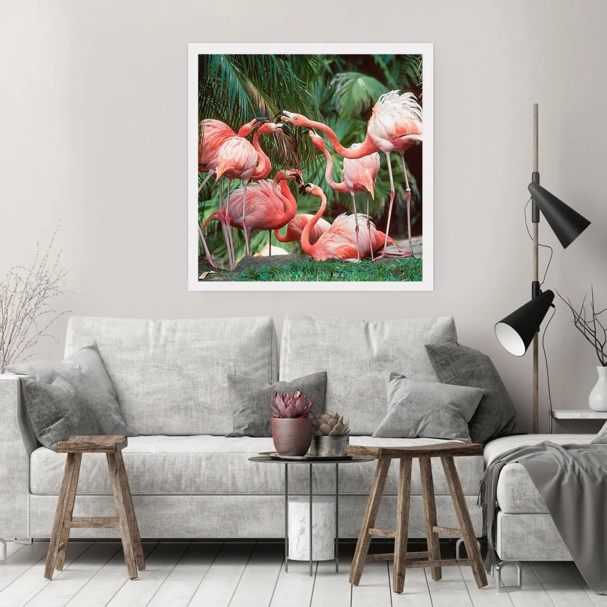 Poster - Bârfa de după-amiază - 40x40 cm