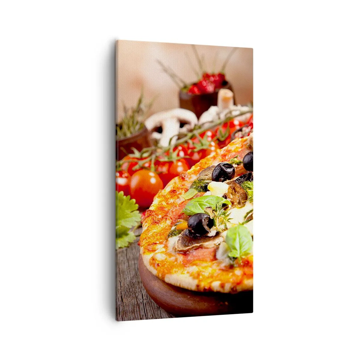 Tablou pe pânză - Din ingredient teluric - 55x100 cm