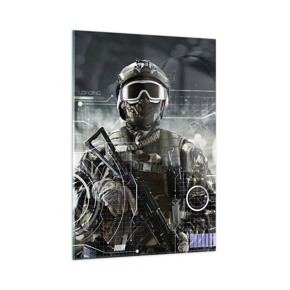 Tablou pe sticlă - Putere la putere - 50x70 cm