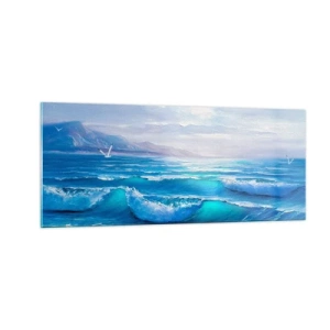 Tablou pe sticlă - Oferă alinare - 100x40 cm