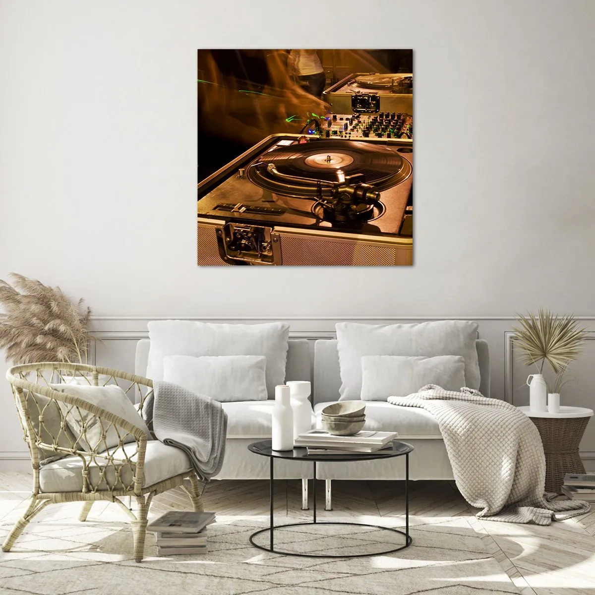 Tablou pe sticlă - Simți această putere? - 50x50 cm