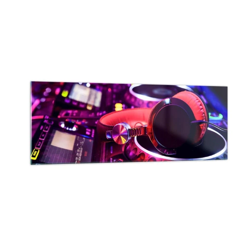 Tablou pe sticlă - Înainte de a începe distracția - 140x50 cm