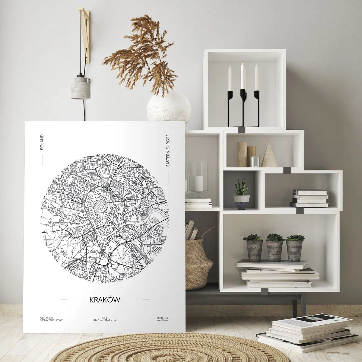 Tablou pe sticlă - Anatomia Cracoviei - 50x70 cm