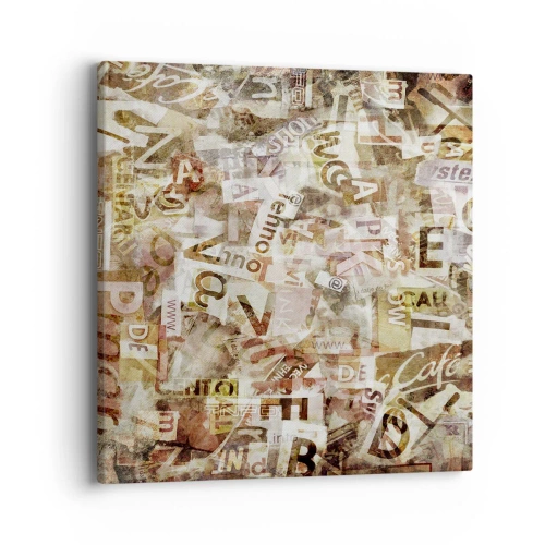 Tablou pe pânză - Îi unesc pe cei care stau la taclale - 40x40 cm