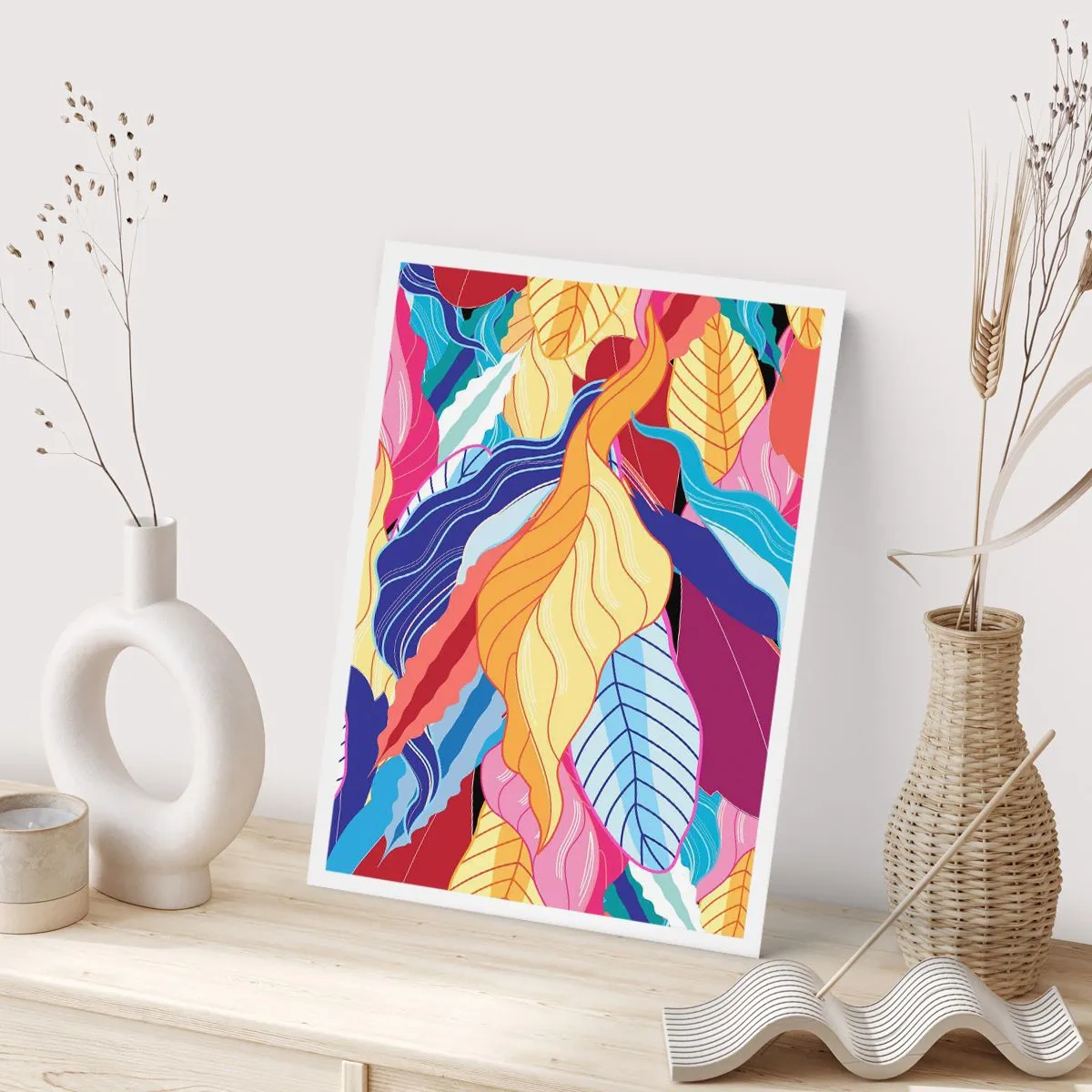 Poster - O dezordine colorată - 40x50 cm